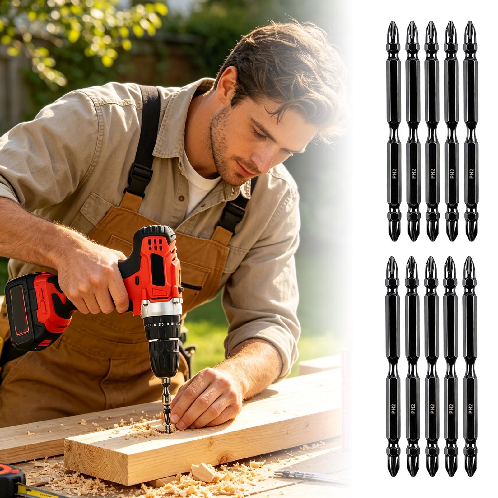 End Mill - Magnetic Drill Bits Double-Ended Milled Magnetic