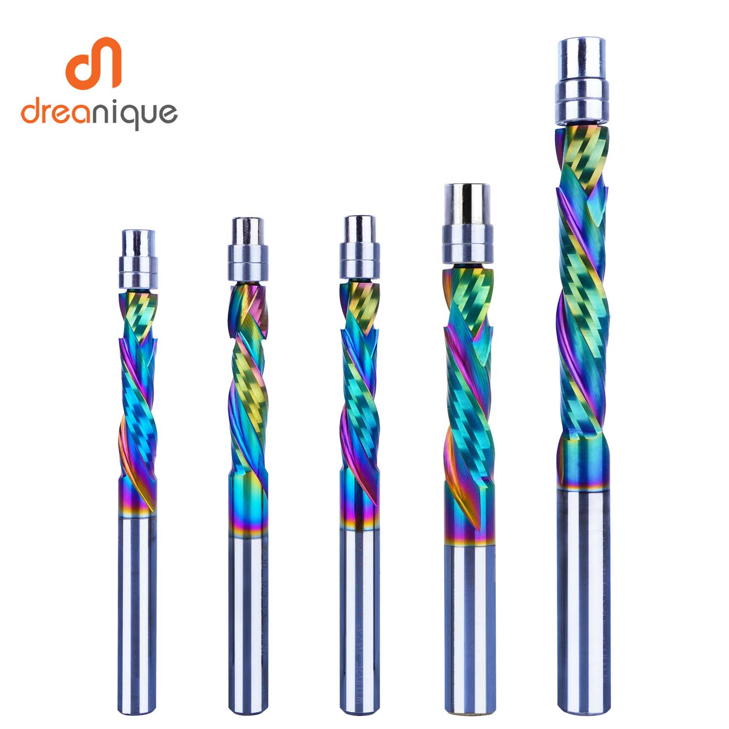 End Mill Set - Dreanique 1pc DLC Coating Solid Carbide
