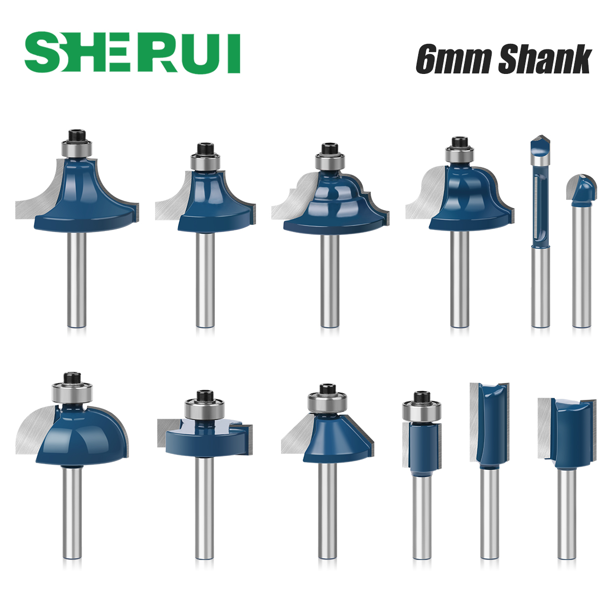 6mm Shank Router Bits Set Stra - End Mill Set ulasan dan harga