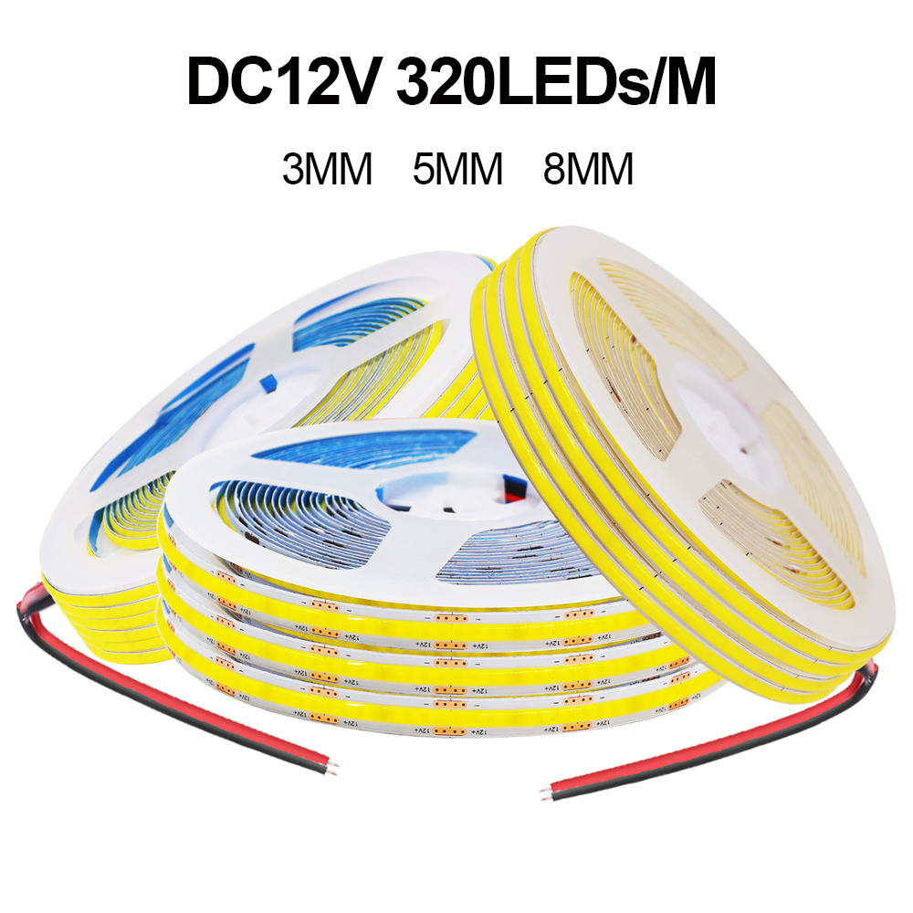 3MM 5MM 8MM COB Strip 5V 12V 3 - Linear Rod 8Mm ulasan dan harga