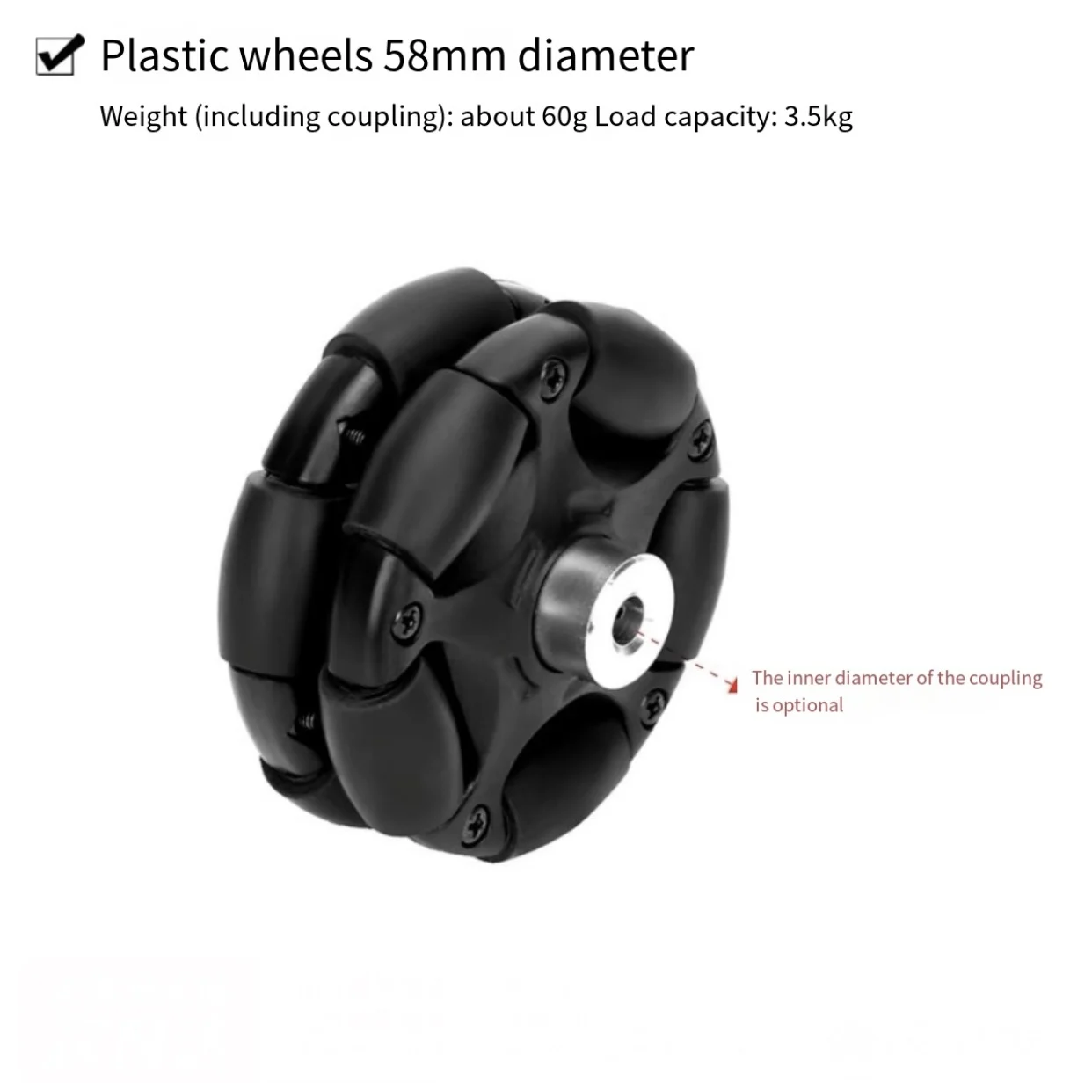 Metal Omni Wheel Intelligent W - Coupling 8Mm ulasan dan harga