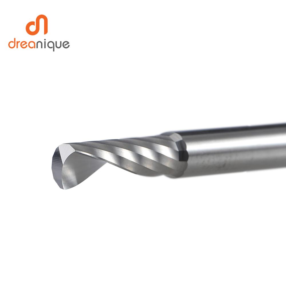 1pc AAAAA single flute spiral  - End Mill Set ulasan dan harga