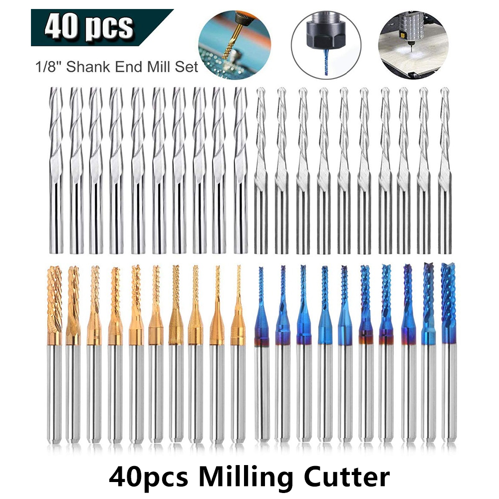 Twotrees End Mill Engraving Bi - End Mill Set ulasan dan harga
