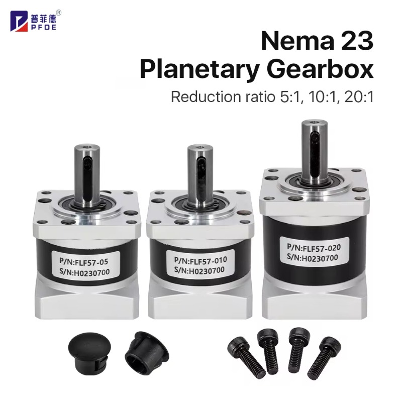 FLF57-05 Nema 23 Planetary Gea - Nema23 Stepper ulasan dan harga