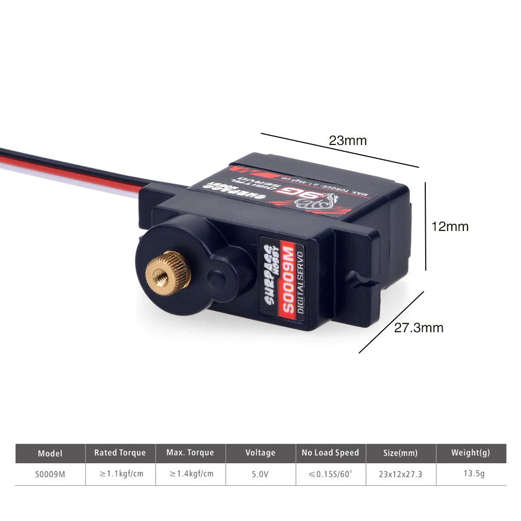 RC Digital Micro Servo 2g 3.7g - Servo 9G ulasan dan harga