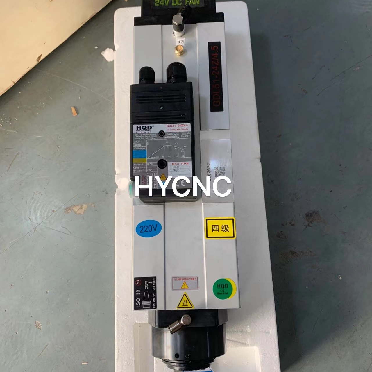 4.5 Kw Atc Spindle Iso30 Motor - Spindle Motor ulasan dan harga