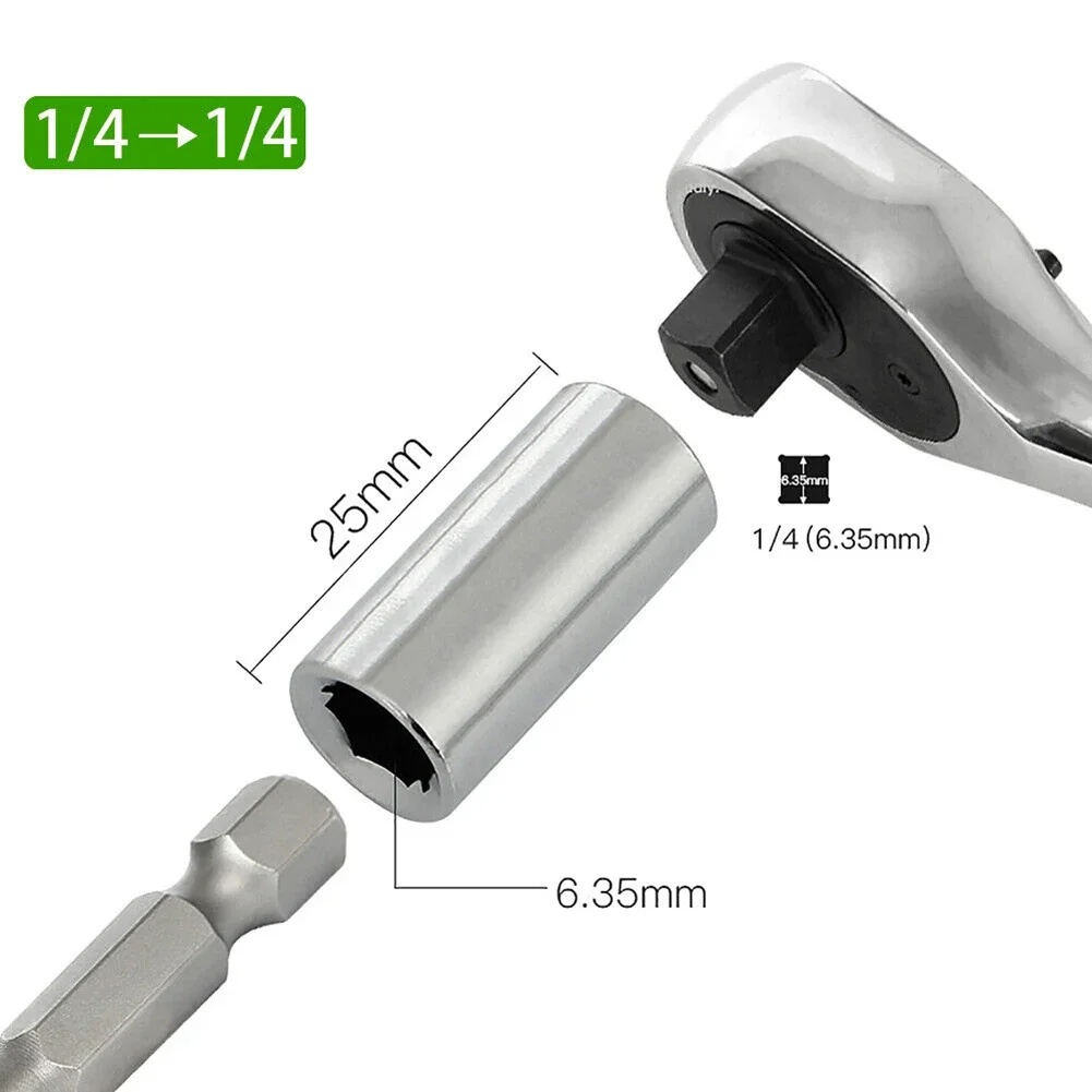 1pc 1/4in Square Drive To 1/4  - Cnc Bits ulasan dan harga