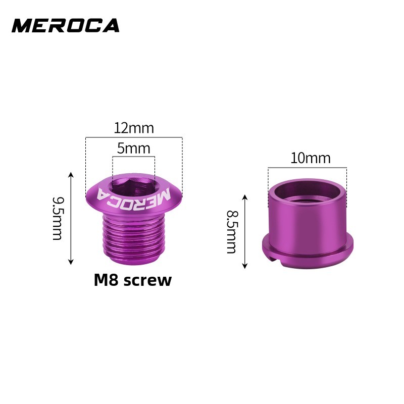 MEROCA 5pcs Chainring bolt dou - Lead Screw 8Mm ulasan dan harga