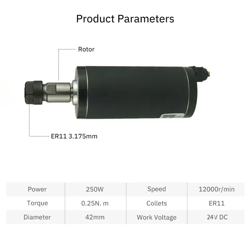 BLDC Brushless Spindle Motor 4 - Water Cooled Spindle ulasan dan harga