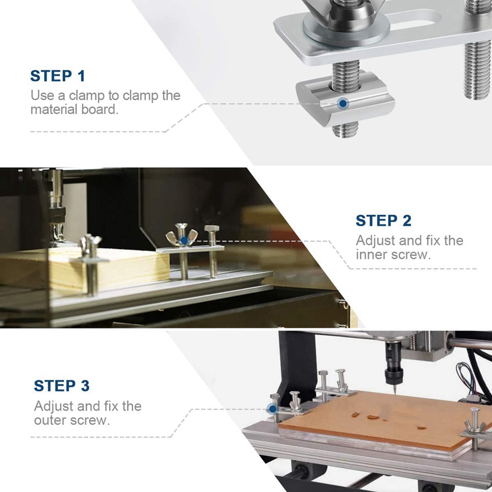 A19F-8 Pack T-Track Clamp,Mini - 3018 Cnc ulasan dan harga