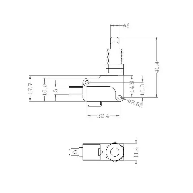5pcs V-16-1CQ Limit Micro Fret - Limit Switch ulasan dan harga