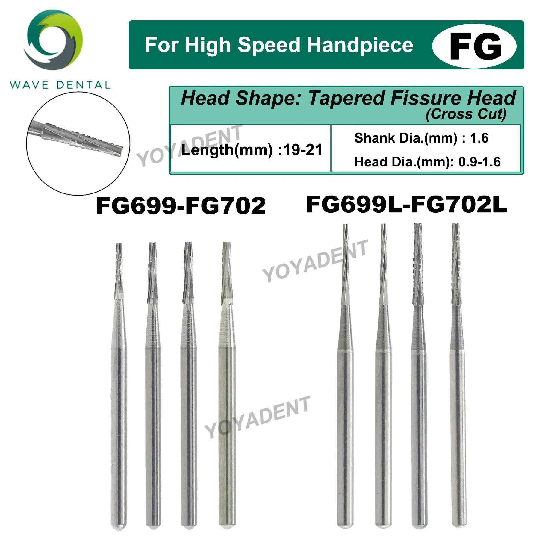 PRIMA WAVE Dental Burs Tungste - Carbide End Mill ulasan dan harga