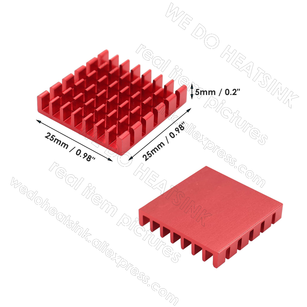 WE DO HEATSINK 25x25x5mm Witho - Aluminium Extrusion ulasan dan harga