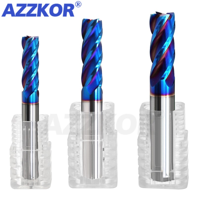 HRC70 4F Milling Cutter Alloy  - End Mill Set ulasan dan harga